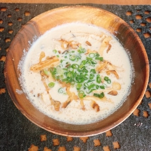 鹹豆漿　シェントウジャン　台湾豆乳スープ